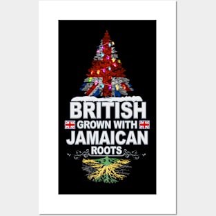 British Grown With Jamaican Roots - Gift for Jamaican With Roots From Jamaica Posters and Art